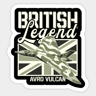 Avro Vulcan Bomber Jet Aircraft RAF Airplane British Legend Sticker